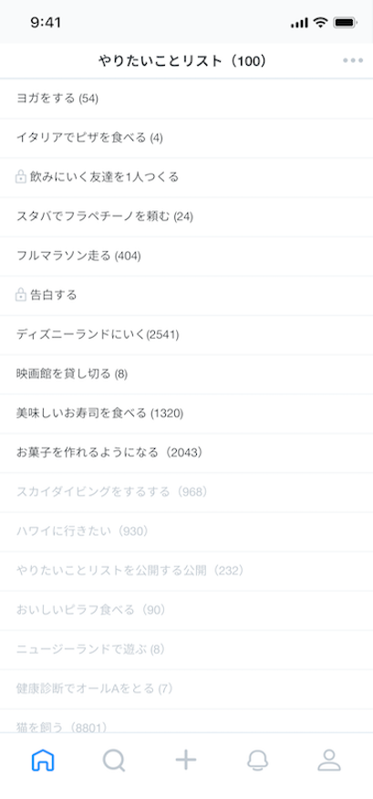 やりたいことリストを持ち運ぶ